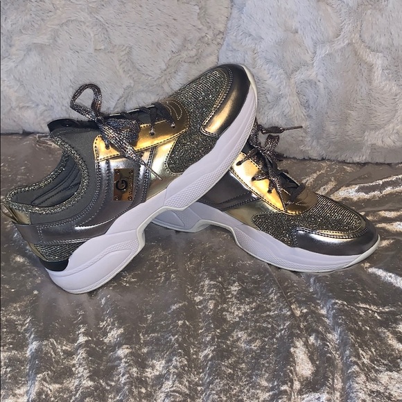 G by Guess Shoes - CBG Guess Metallic/Sparkly Sneakers
